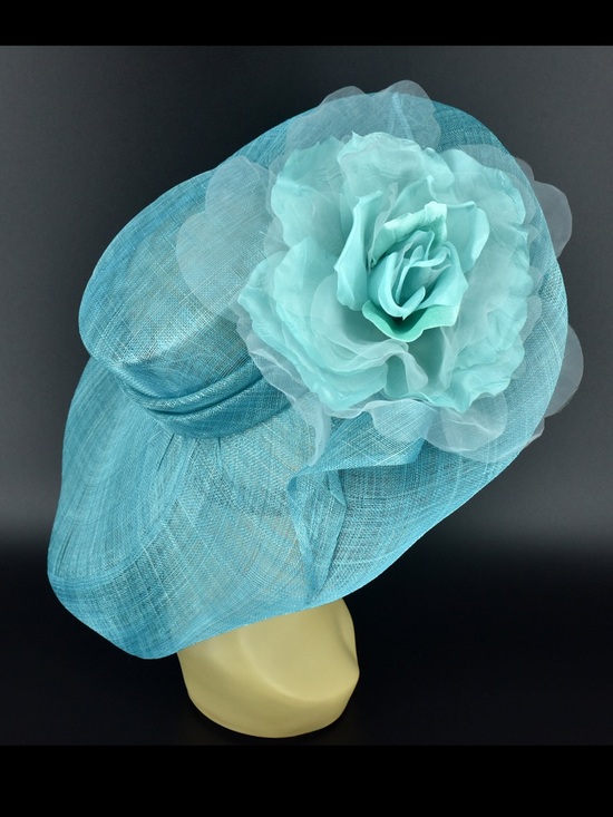 Accessories - Turquoise Kentucky Derby Hat